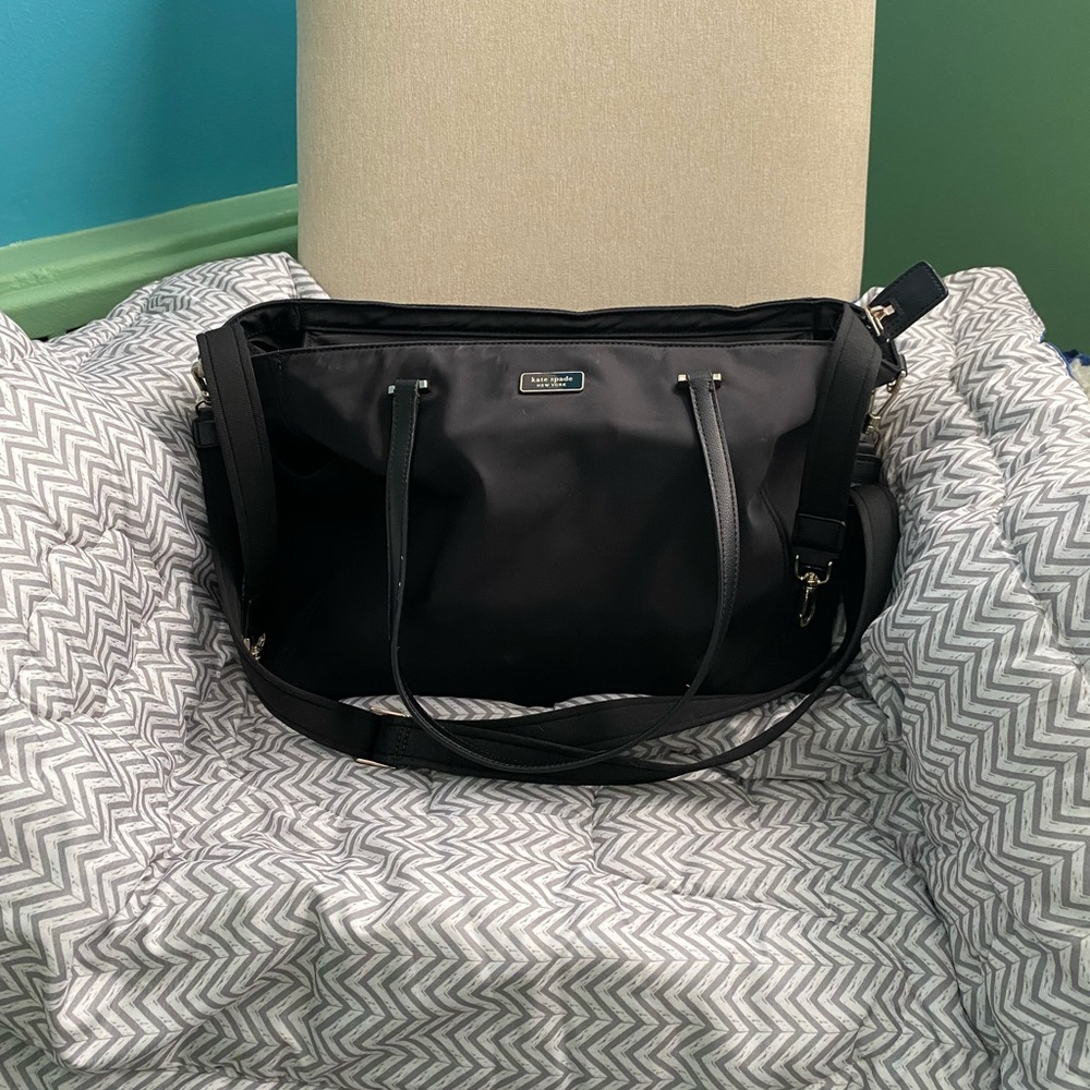 Kate spade diaper bag - black